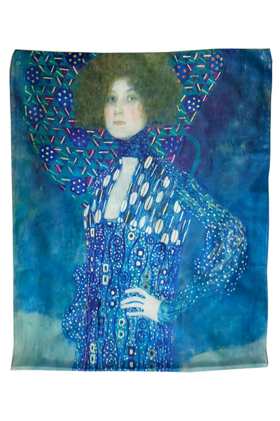 Klimt Expressionism Portrait of Emilie Floge Painting Print Art Silk