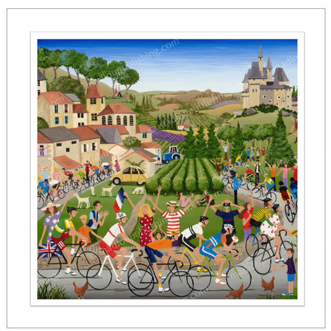 Louise Braithwaite Limited Edition Print - Tour de France