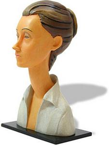 Modigliani - Lunia Czechowska Portrait Statue MO04
