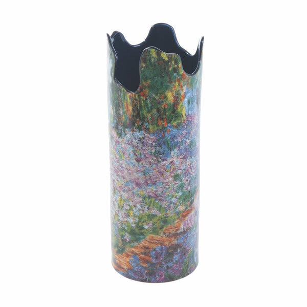Silhouette d'art Vase by John Beswick - Monet - Monets Garden with Irises SDA31