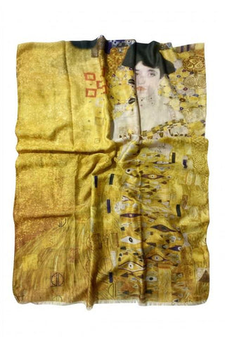 Klimt Portrait of Adele Bloch Bauer Print Scarf