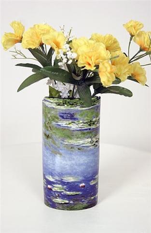 Silhouette d'art Vase by John Beswick - Monet - Water Lilies SDA07
