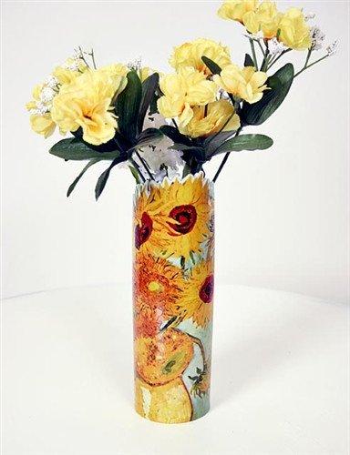 Silhouette d'art Vase by John Beswick - Van Gogh - 12 Sunflowers SDA01