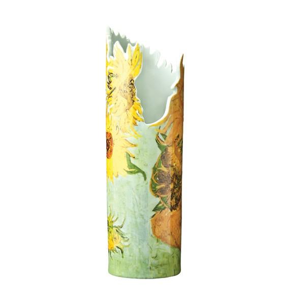 Silhouette d'art Vase by John Beswick - Van Gogh - 12 Sunflowers SDA01