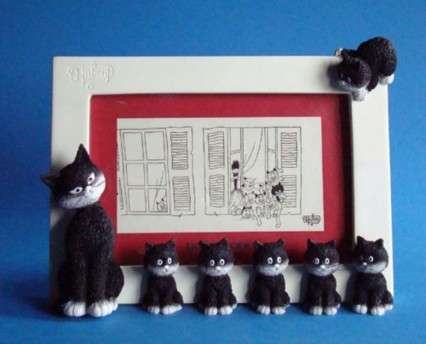 Dubout Cats Photo Frame - Cats in a Row DUB39