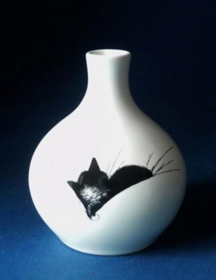 Dubout Cats Vase - Cat Nap DUB105
