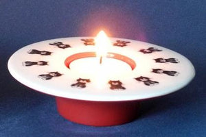 Dubout Cats Tea Light - Cats in a Row DUB116