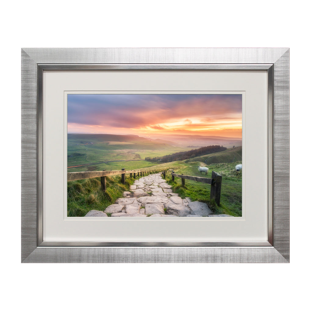 Peak District Morning Sun Framed Art