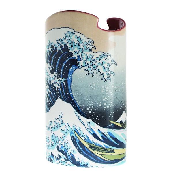 Silhouette d'art Vase - Hokusai The Wave SDA39
