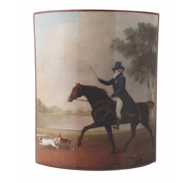 Silhouette d'art Vase by John Beswick - Stubbs - King George IV on Horseback SDA15