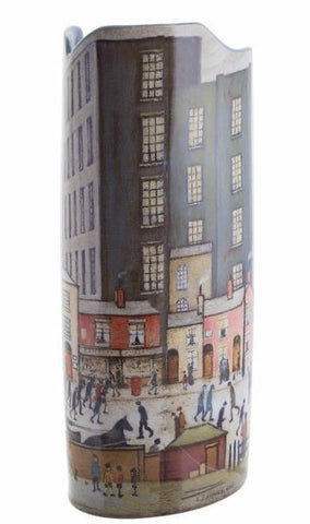 Silhouette d'art Vase  - Lowry Coming from the Mill SDA22