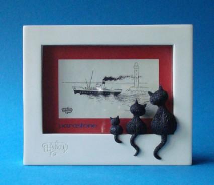 Dubout Cats Photo Frame - The Trio DUB41