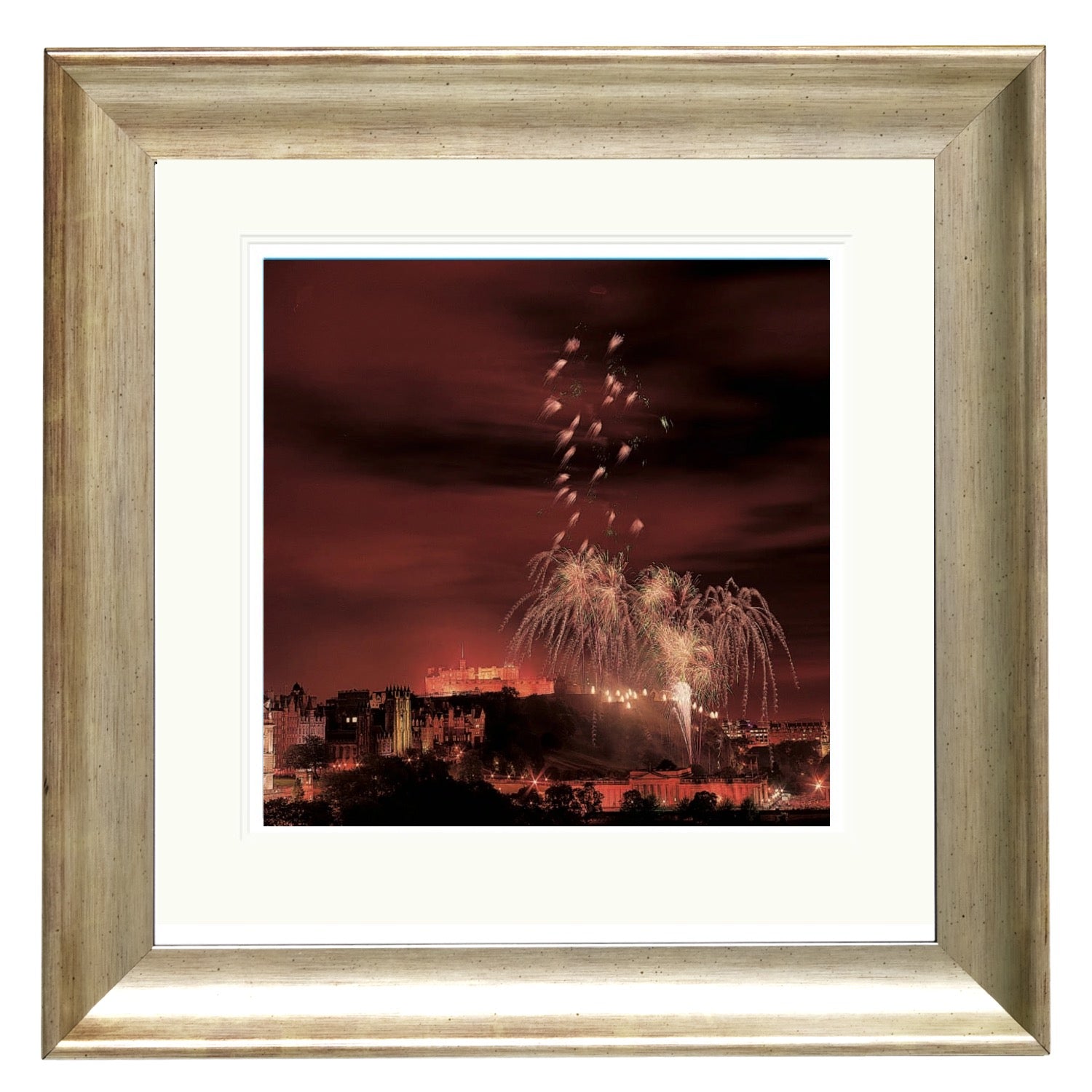 Ian Young - Edinburgh Nights - Large - Framed Art