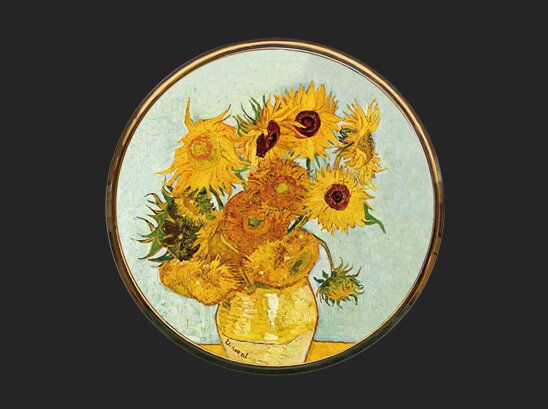 Pocket Mirror - Van Gogh - Sunflowers M07GO