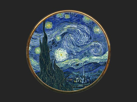Pocket Mirror - Van Gogh - Starry Night M32GO