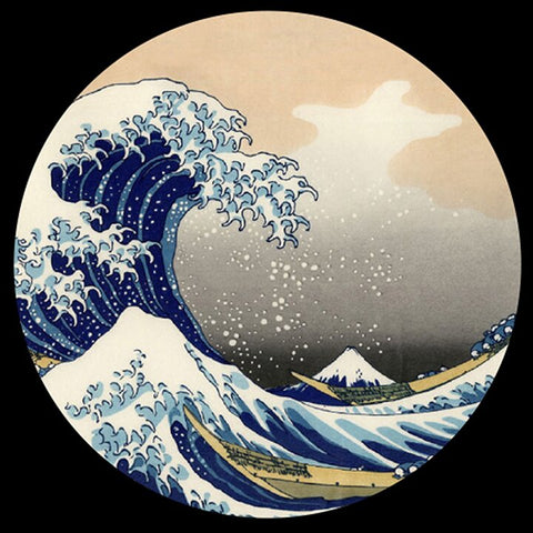 Glass Paperweight - Hokusai - The Great Wave PHOK1