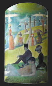 Silhouette d'art Vase by John Beswick - George Seurat - A Sunday on the Grand Jatte SDA33