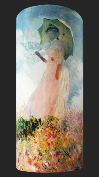 Silhouette d'art Vase by John Beswick - Monet Vase - Woman with a Parasol SDA38