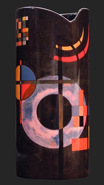Silhouette d'art Vase by John Beswick - Kadinsky - Gravitation SDA45