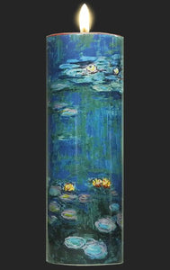 Tall Tea Light Holder - Monet - Water Lilies TC07MO