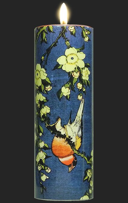 Tall Tea Light Holder - Hokusai - Bullfinch TC09HOK