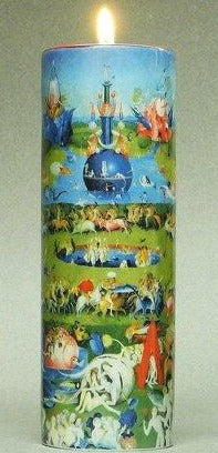 Tall Tea Light Holder - Bosch - Garden of Earthly Delights TC12JB