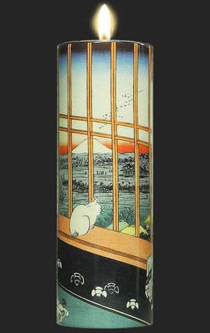 Tall Tea Light Holder - Hiroshige - View of Edo Nr. 101 TC16HI