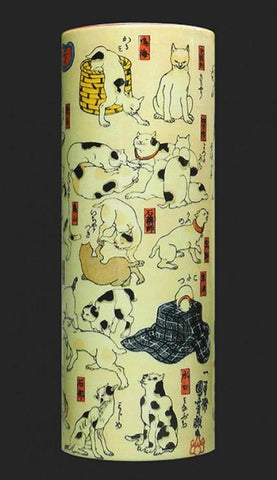 Ceramic Art Vase Medium - Kuniyoshi - Cats VAM10KU