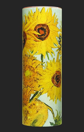 Small Silhouette d'art Vase by John Beswick - Van Gogh - Sunflowers VAS01GO